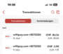 erste 1.95 EUR frei gegeben zweite 85.80 Betrug nicht von mir freigegeben